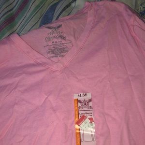Long sleeve pink shirt